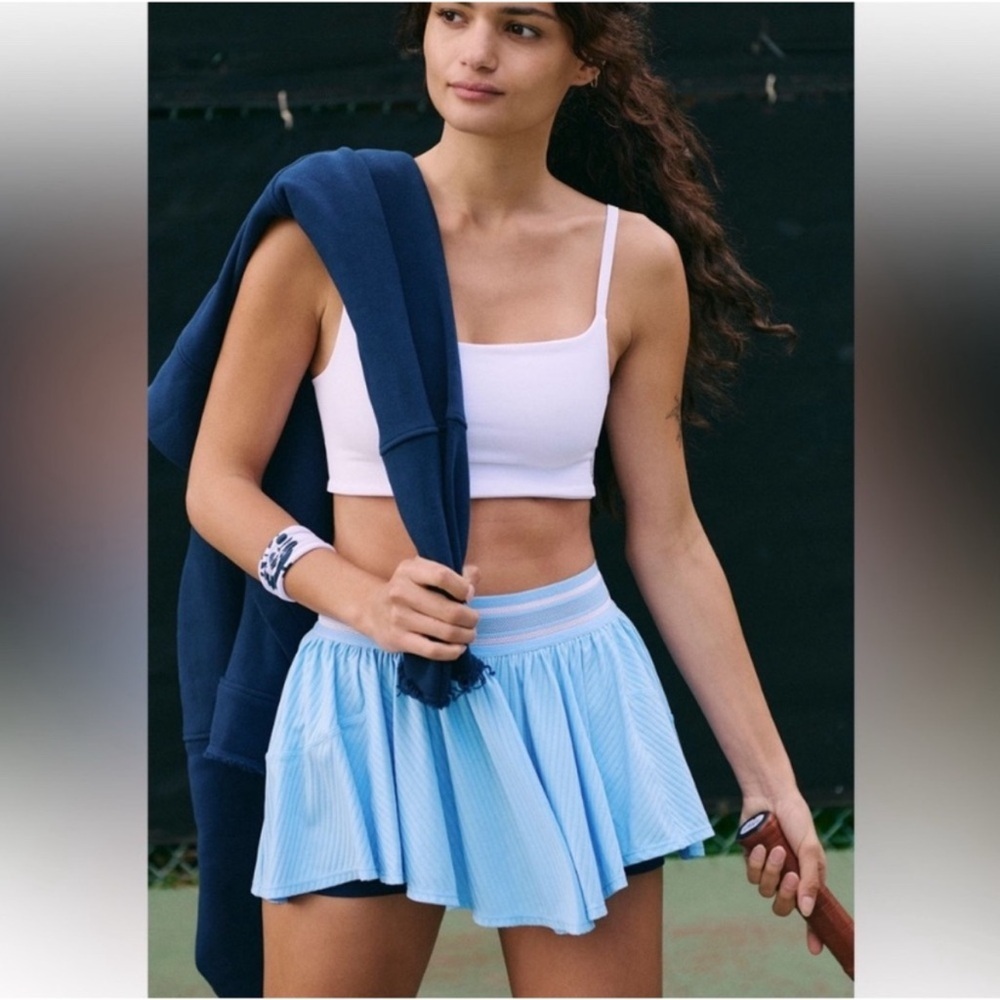 Free People Movement Sultry Skort NWT High dive blue size M